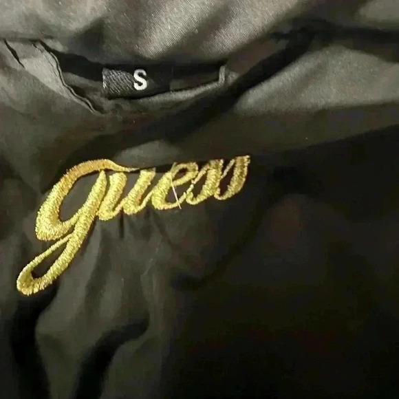 Guess Black Quilted Puffer Jacket - Picture 6 of 7